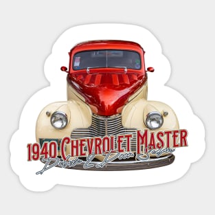 1940 Chevrolet Master Deluxe 2 Door Sedan Sticker